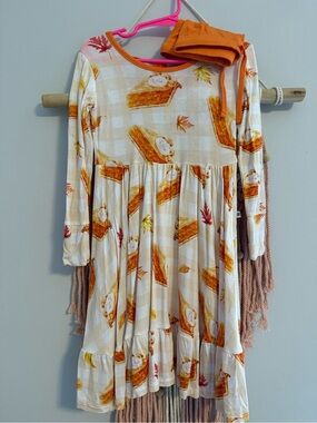 Bums and Roses Twirl Dress with matching shorts